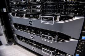 Dell EMC PowerEdge server with modern cooling system and LED status indicators